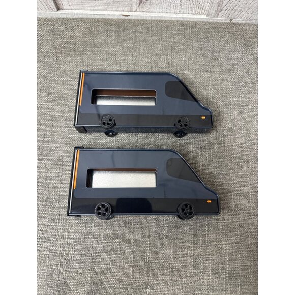 Set of 2 Delivery Truck Van Shaped Gift Card Holders and Blue Gift Bag EMPTY - Picture 3 of 10